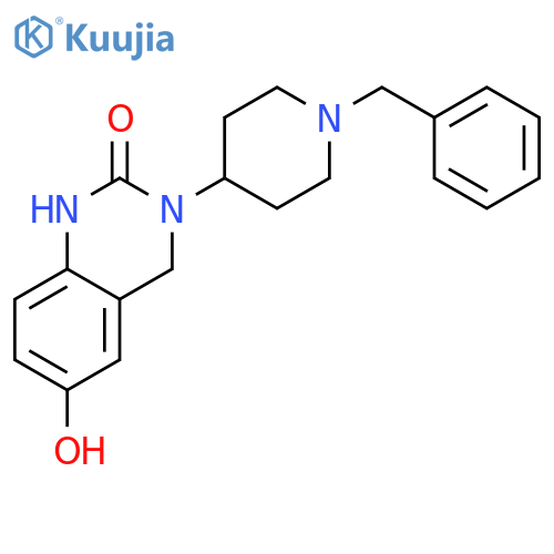 2(1H)-Quinazolinone,3,4-dihydro-6-hydroxy-3-[1-(phenylmethyl)-4-piperidinyl]- structure