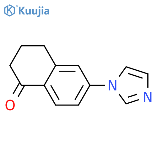 6-(1H-Imidazol-1-yl)-3,4-dihydronaphthalen-1(2H)-one structure