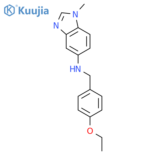 1H-Benzimidazol-5-amine,N-[(4-ethoxyphenyl)methyl]-1-methyl- structure