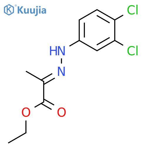 Propanoic acid, 2-[(3,4-dichlorophenyl)hydrazono]-, ethyl ester structure