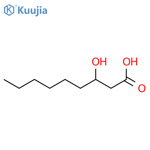 (+-)-3-hydroxy-nonanoic acid structure