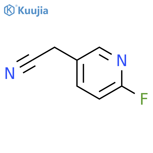 (6-Fluoro-3-pyridinyl)acetonitrile structure