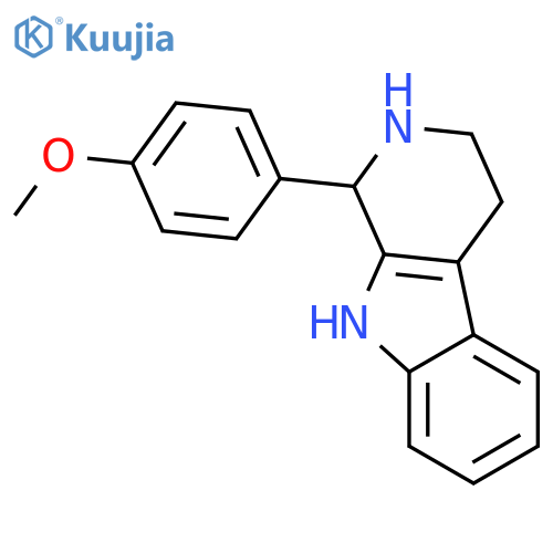 1-(4-Methoxyphenyl)-2,3,4,9-tetrahydro-1H-beta-carboline hydrochloride structure