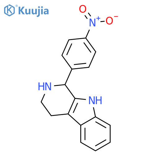 1-(4-Nitrophenyl)-2,3,4,9-tetrahydro-1H-beta-carboline Hydrochloride structure