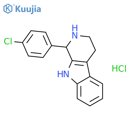 1-(4-Chlorophenyl)-2,3,4,9-tetrahydro-1H-beta-carboline hydrochloride structure