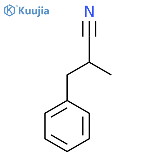2-Methyl-3-phenylpropanenitrile structure