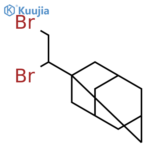 Tricyclo[3.3.1.13,7]decane, 1-(1,2-dibromoethyl)- structure