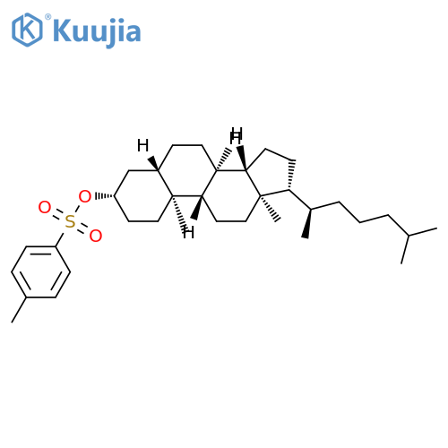 (3beta,5alpha)-cholestan-3-yl 4-methylbenzenesulfonate structure