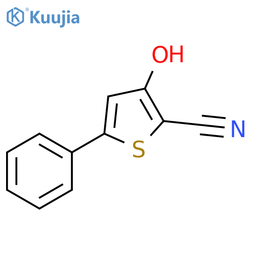 2-Thiophenecarbonitrile, 3-hydroxy-5-phenyl- structure
