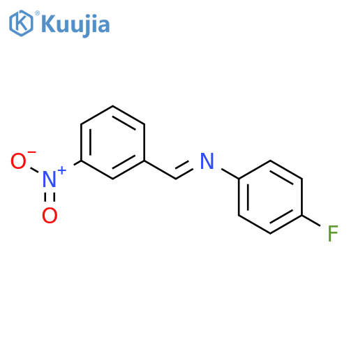 (4-Fluorophenyl)(3-nitrobenzylidene)amine structure