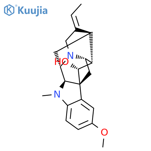 (17R,19E)-10-methoxy-ajmal-19-en-17-ol structure