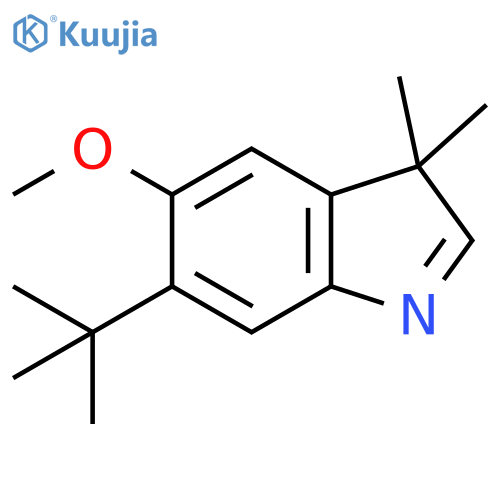 3H-Indole, 6-(1,1-dimethylethyl)-5-methoxy-3,3-dimethyl- structure