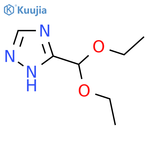 3-(diethoxymethyl)-4H-1,2,4-triazole structure