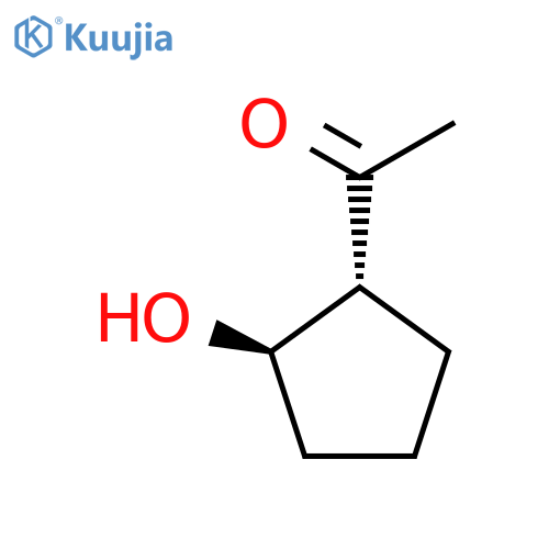 rac-1-(1R,2R)-2-hydroxycyclopentylethan-1-one structure