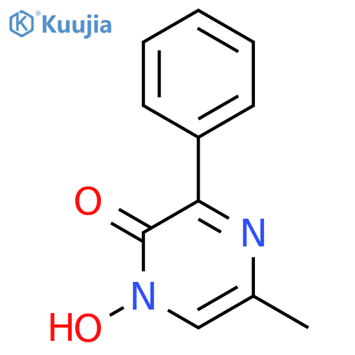 2(1H)-Pyrazinone, 1-hydroxy-5-methyl-3-phenyl- structure