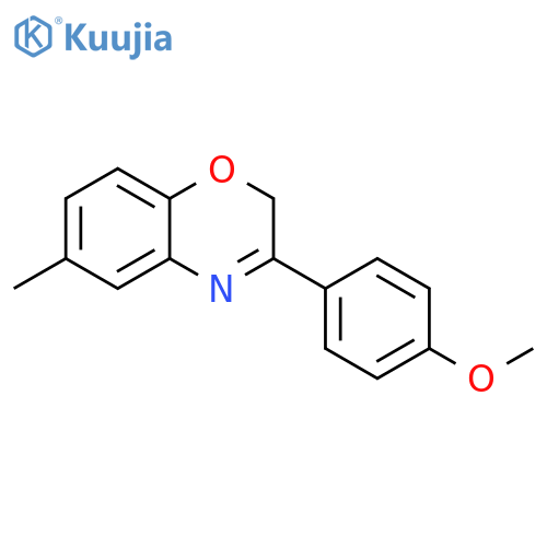 2H-1,4-Benzoxazine, 3-(4-methoxyphenyl)-6-methyl- structure