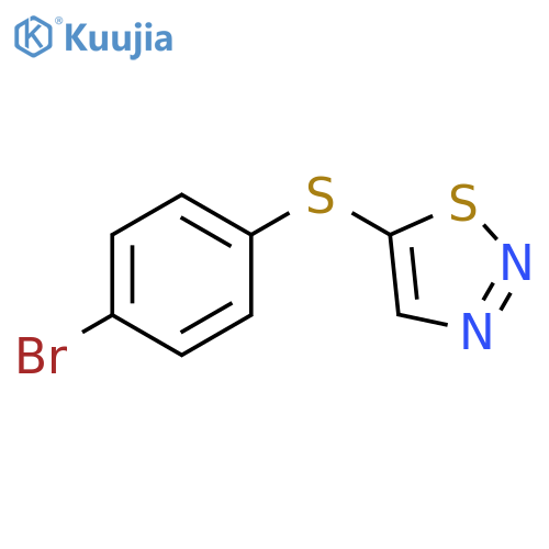 4-Bromophenyl 1,2,3-thiadiazol-5-yl sulfide structure