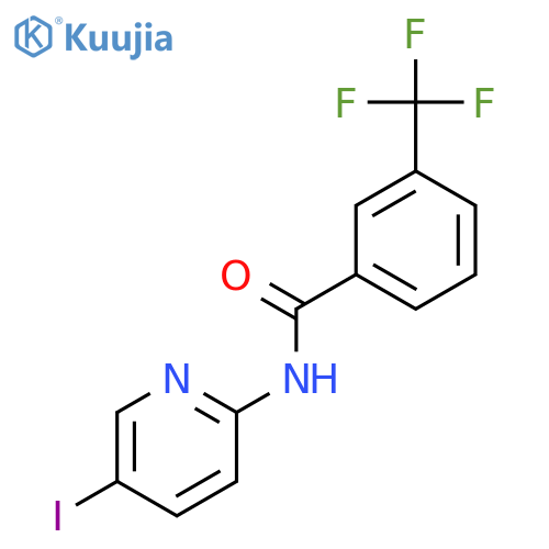 N-(5-Iodopyridin-2-yl)-3-(trifluoromethyl)benzamide structure