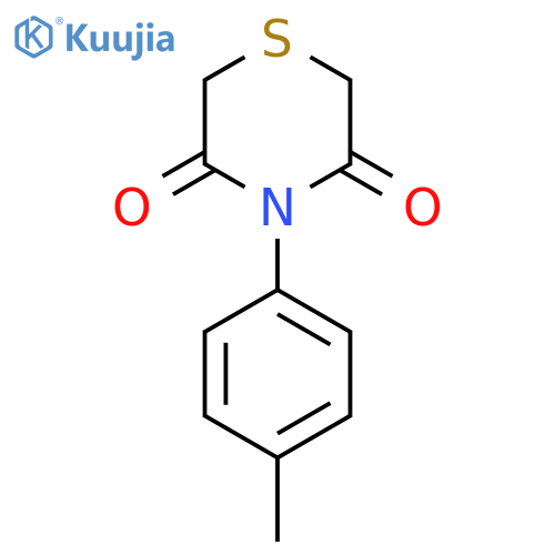 4-(4-METHYLPHENYL)-3,5-THIOMORPHOLINEDIONE structure