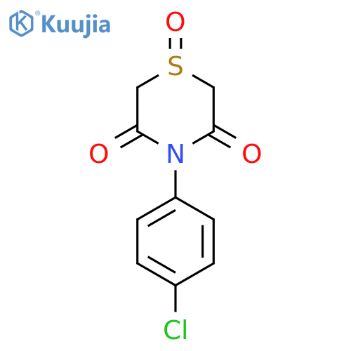 4-(4-Chlorophenyl)-1lambda~4~,4-thiazinane-1,3,5-trione structure