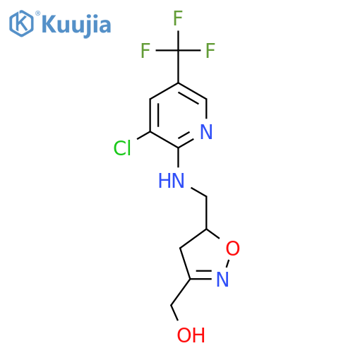 <br>(5-(((3-Chloro-5-(trifluoromethyl)pyridin-2-yl)amino)methyl)-4,5-dihydroiso xazol-3-yl)methanol structure
