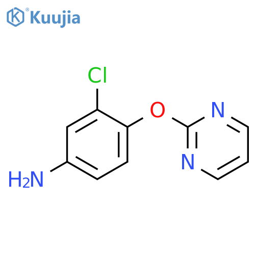 3-Chloro-4-(2-pyrimidinyloxy)phenylamine structure