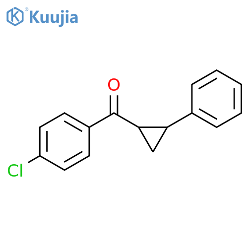 Methanone, (4-chlorophenyl)(2-phenylcyclopropyl)- structure