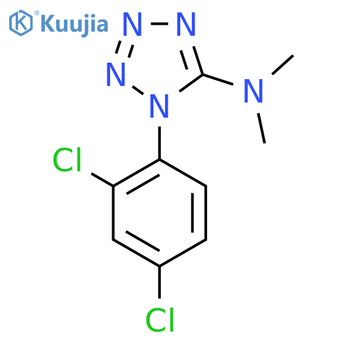N-[1-(2,4-dichlorophenyl)-1H-1,2,3,4-tetraazol-5-yl]-N,N-dimethylamine structure