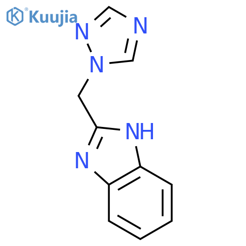2-(1H-1,2,4-triazol-1-ylmethyl)-1H-Benzimidazole structure