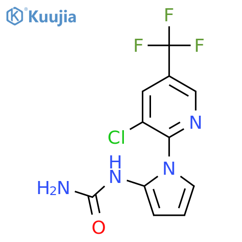 N-{1-[3-chloro-5-(trifluoromethyl)-2-pyridinyl]-1H-pyrrol-2-yl}urea structure