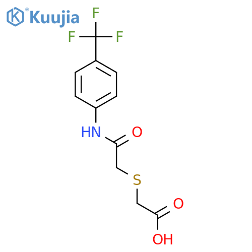 2-({2-Oxo-2-4-(Trifluoromethyl)AnilinoEthyl}Sulfanyl)Acetic Acid structure