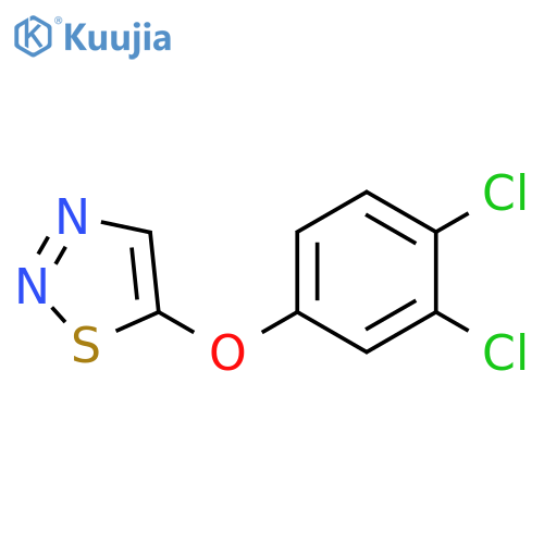 1,2,3-Thiadiazole, 5-(3,4-dichlorophenoxy)- structure