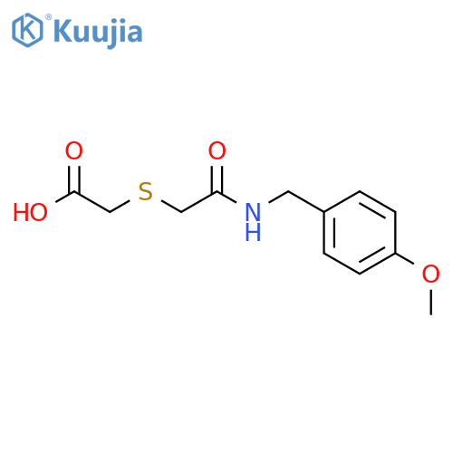 2-((2-((4-Methoxybenzyl)amino)-2-oxoethyl)thio)acetic acid structure