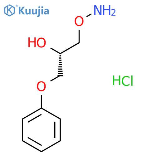 2-Propanol, 1-(aminooxy)-3-phenoxy-, hydrochloride, (2S)- structure
