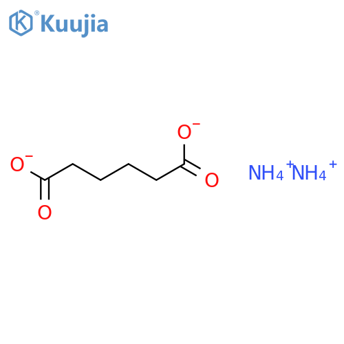 Hexanedioic acid,ammonium salt (1:2) structure