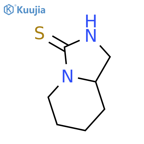 Imidazo[1,5-a]pyridine-3(2H)-thione, hexahydro- structure