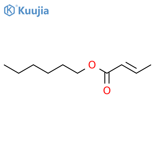 Hexyl 2-butenoate, (2Z)- structure
