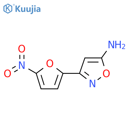 3-(5-nitrofuran-2-yl)-1,2-oxazol-5-amine structure