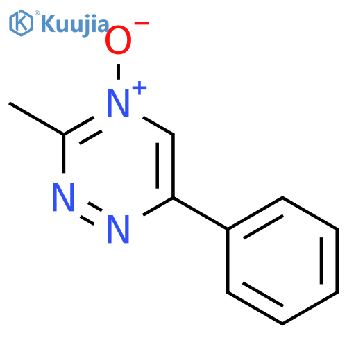 1,2,4-Triazine,3-methyl-6-phenyl-, 4-oxide structure