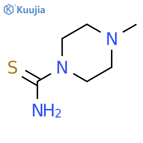 4-Methylpiperazine-1-carbothioamide structure