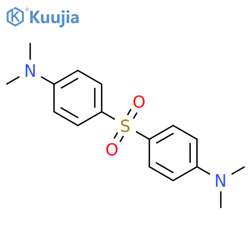 Benzenamine,4,4'-sulfonylbis[N,N-dimethyl- structure
