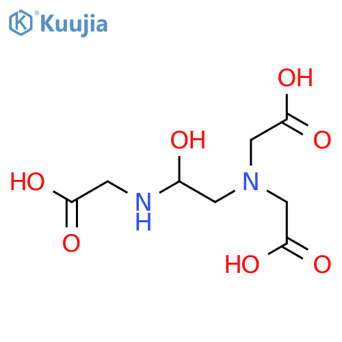 Glycine,N-(carboxymethyl)-N-[2-[(carboxymethyl)amino]-2-hydroxyethyl]- structure