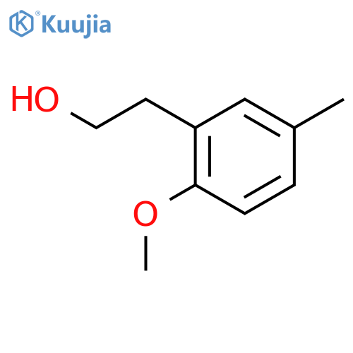 2-(2-methoxy-5-methylphenyl)ethan-1-ol structure