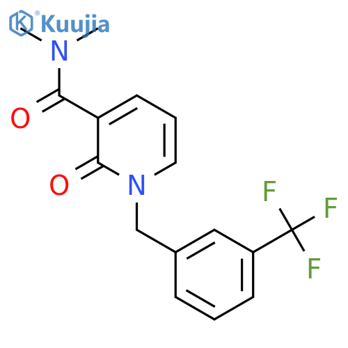 N,N-DIMETHYL-2-OXO-1-[3-(TRIFLUOROMETHYL)BENZYL]-1,2-DIHYDRO-3-PYRIDINECARBOXAMIDE structure