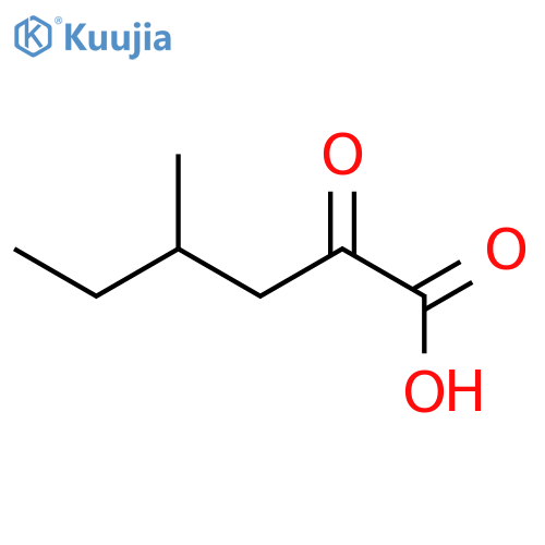 4-methyl-2-oxohexanoic acid structure
