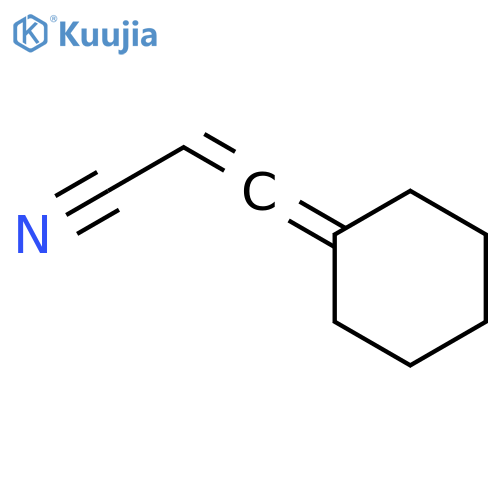 2-Propenenitrile, 3-cyclohexylidene- (9CI) structure