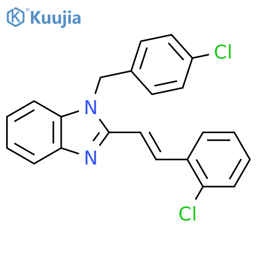 1-(4-CHLOROBENZYL)-2-(2-CHLOROSTYRYL)-1H-1,3-BENZIMIDAZOLE structure
