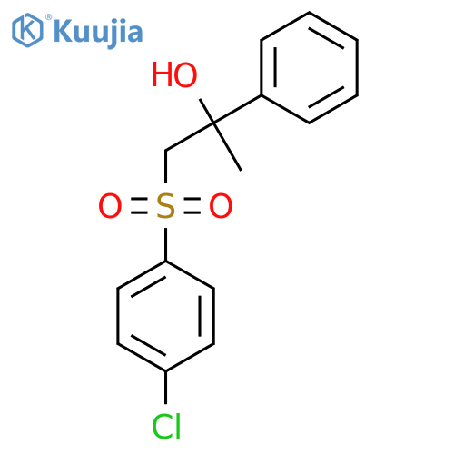 1-[(4-Chlorophenyl)sulfonyl]-2-phenyl-2-propanol structure