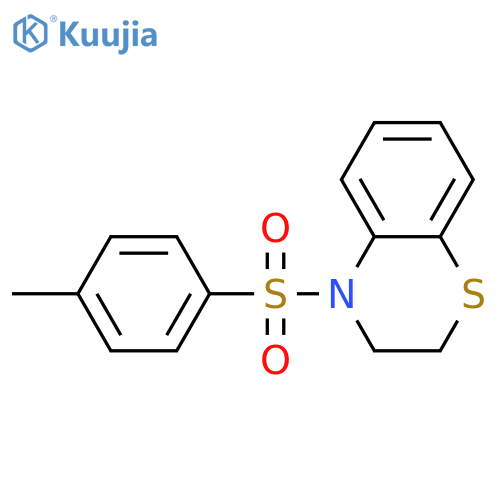 4-(4-Methylphenyl)sulfonyl-3,4-dihydro-2H-1,4-benzothiazine structure