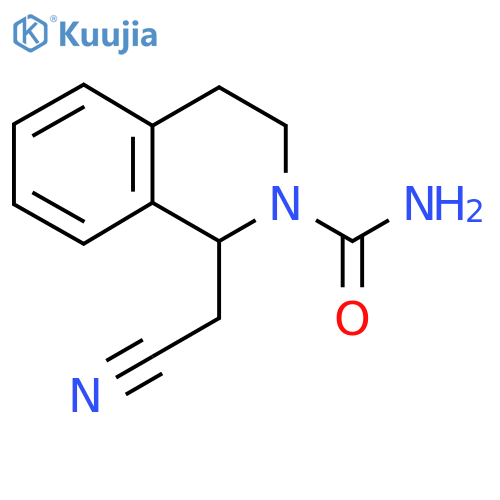 1-(cyanomethyl)-3,4-dihydro-2(1H)-isoquinolinecarboxamide structure